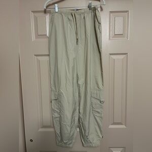 Adika Cream Parachute/Cargo Pants
